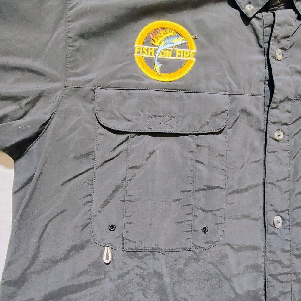 Magellan Outdoors‎ Men's Large Fish Gear Short Sleeve Button Down Shirt NWOT - Picture 8 of 13